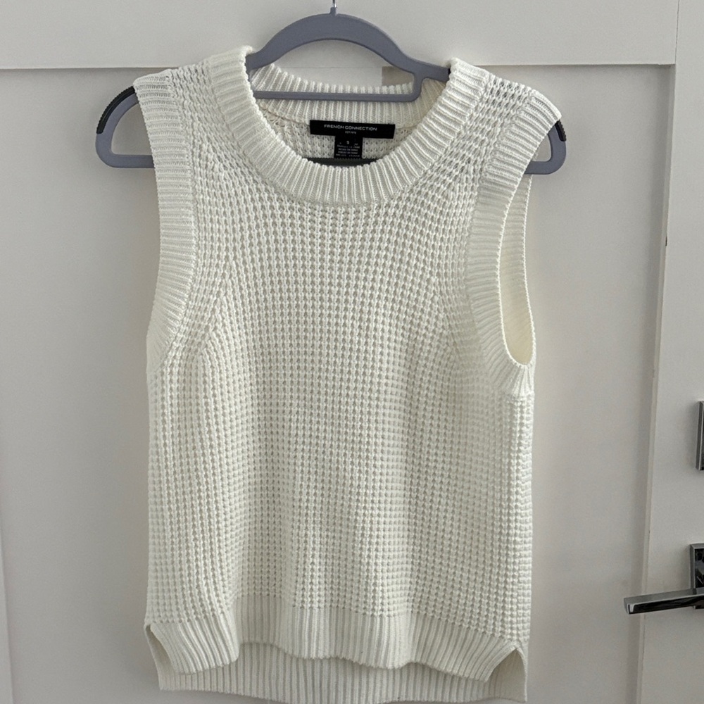 French Connection Ivory Knit Pullover